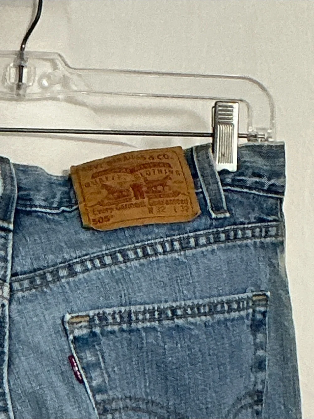 Levi's 505 Light Blue Straight Jeans
